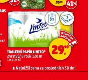 LINTEO TOALETN� PAP�R