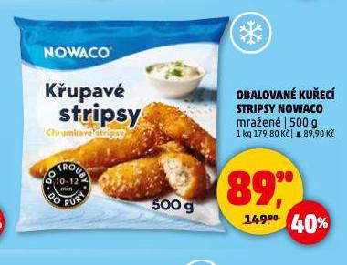 NOWACO OBALOVAN� KU�EC� STRIPSY