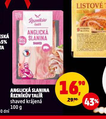 ANGLICK� SLANINA