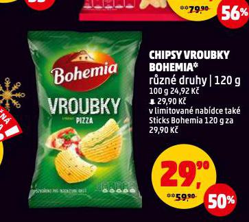 CHIPSY VROUBKY BOHEMIA