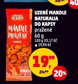 UZEN� MANDLE NATURALIA DO KAPSY