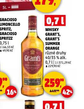 GRANT'S WHISKY