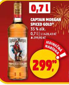 CAPTAIN MORGAN SPICED GOLD