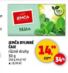 JEMČA BYLINNÉ ČAJE