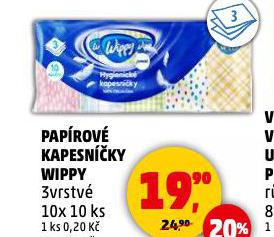 WIPPY PAP�ROV� KAPESN��KY