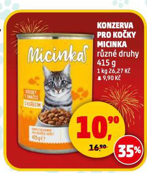 KONZERVA PRO KO�KY MICINKA
