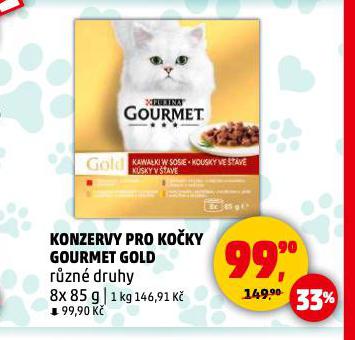 GOURMET GOLD KONZERVY PRO KO�KY