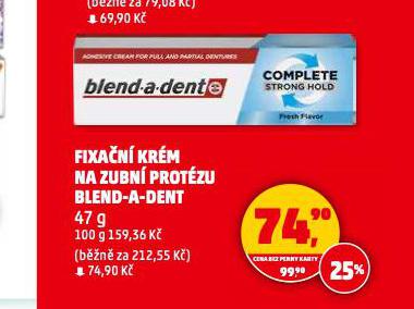 BLEND A DENT FIXA�N� KR�M NA ZUBN� PROT�ZU