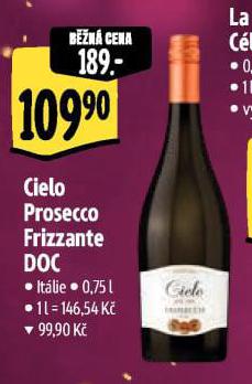 CIELO PROSECCO FRIZZANTE DOC