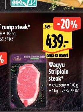 WAGYU STRIPLOIN STEAK