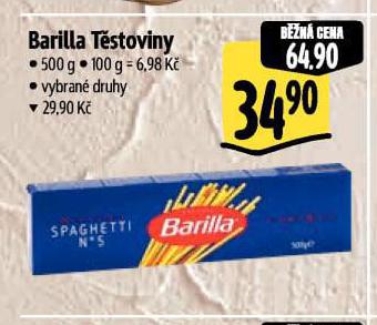 BARILLA T�STOVINY