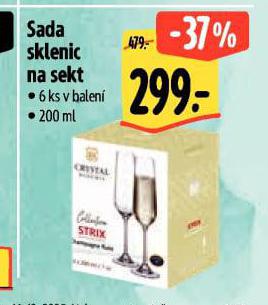 SADA SKLENIC NA SEKT