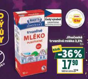 JIHO�ESK� TRVANLIV� ML�KO