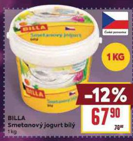 SMETANOV� JOGURT