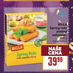 SPRING ROLLS PLN�N� ZELENINOU