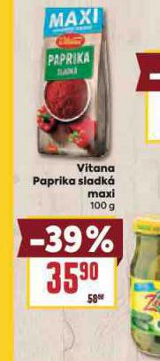VITANA PAPRIKA SLADK�