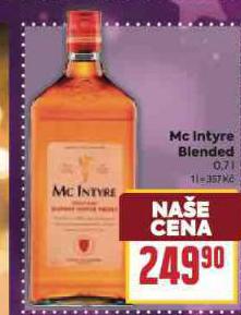 MC INTYRE BLENDED SCOTCH WHISKY