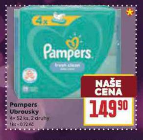 PAMPERS D�TSK� VLH�EN� UBROUSKY