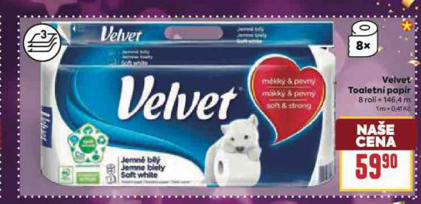 VELVET TOALETN� PAP�R