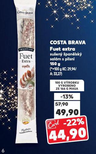COSTA BRAVA FUET EXTRA
