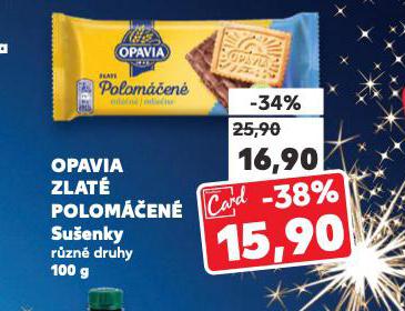 OPAVIA ZLATÉ POLOMÁČENÉ