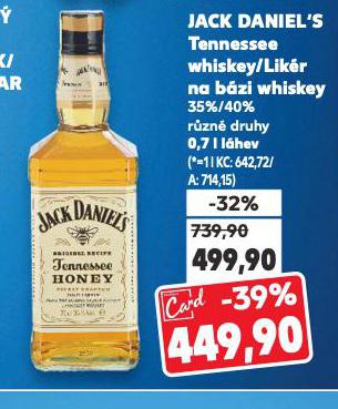 JACK DANIEL'S LIK�R NA B�ZI WHISKY