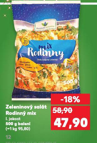 ZELENINOV� SAL�T RODINN� MIX