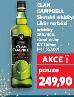 CLAN CAMPBELL SKOTSK� WHISKY
