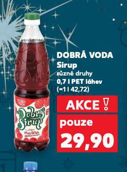 DOBR� VODA SIRUP
