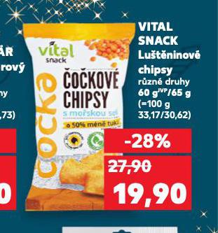 VITAL SNACK LU�T�NINOV� CHIPSY