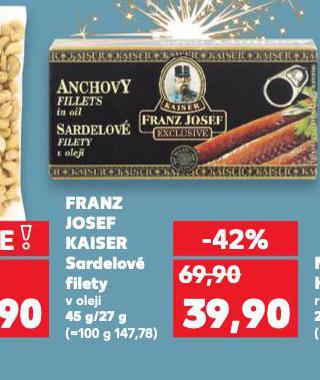 FRANZ JOSEF KAISER SARDELOV� FILETY