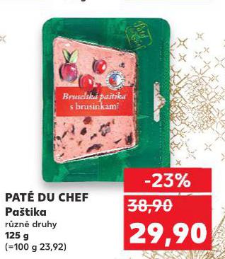 PAT� DU CHEF PA�TIKA