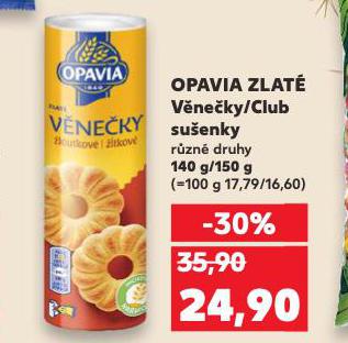 OPAVIA ZLAT� V�NE�KY