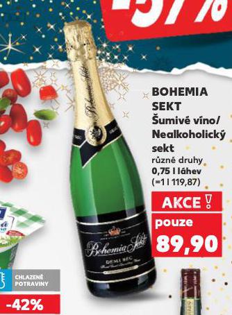 BOHEMIA SEKT ICE NEALKOHOLICK� SEKT