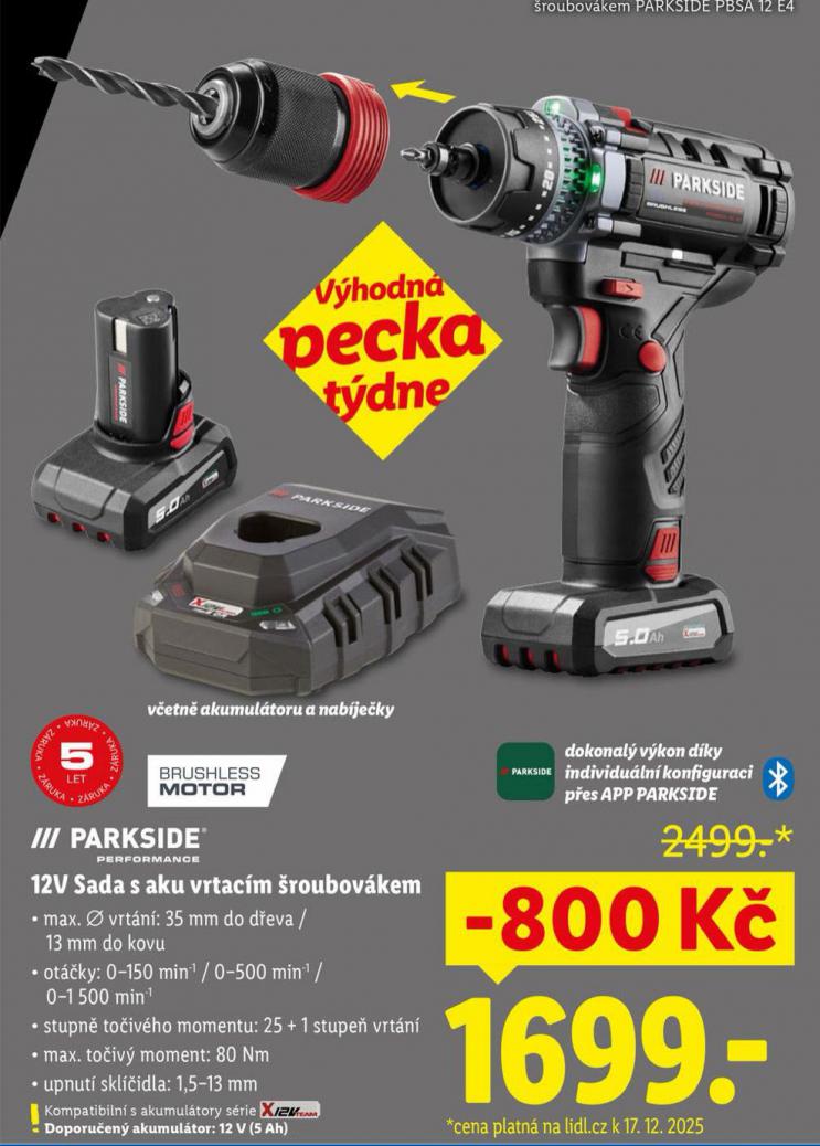 SADA S AKU VRTAC�M �ROUBOV�KEM PARKSIDE