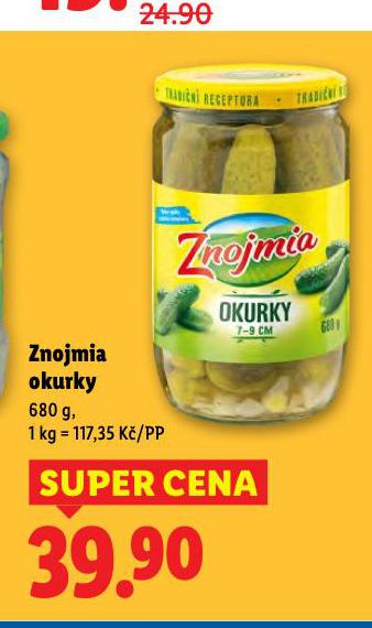 ZNOJMIA OKURKY