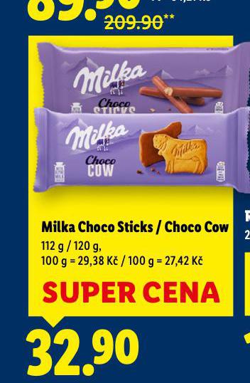 MILKA CHOCO STICKS