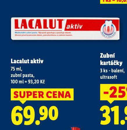 LACALUT ZUBN� PASTA