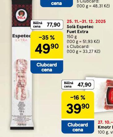 SOL� ESPETEC FUET EXTRA