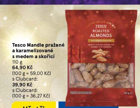 MANDLE PRA�EN� A KARAMELIZOVAN� S MEDEM A SKO�IC�