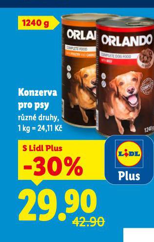 ORLANDO KONZERVA PRO PSY