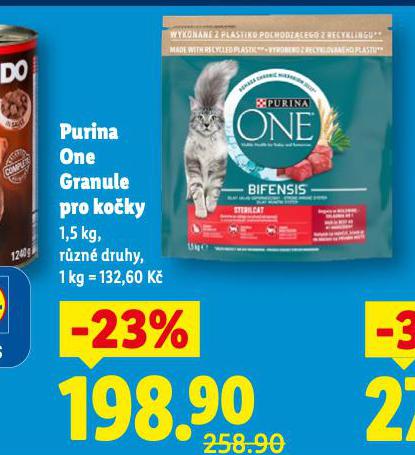 PURINA ONE GRANULE PRO KO�KY