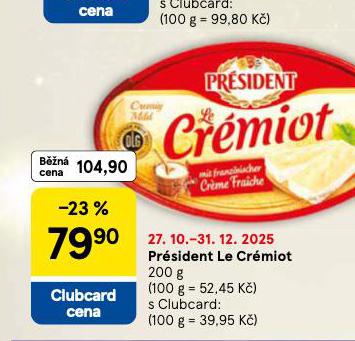 PR�SIDENT LE CR�MIOT