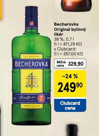 BECHEROVKA ORIGINAL BYLINN� LIK�R