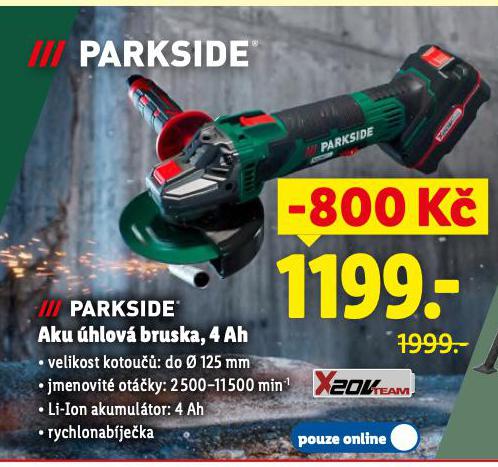 PARKSIDE AKU �HLOV� BRUSKA