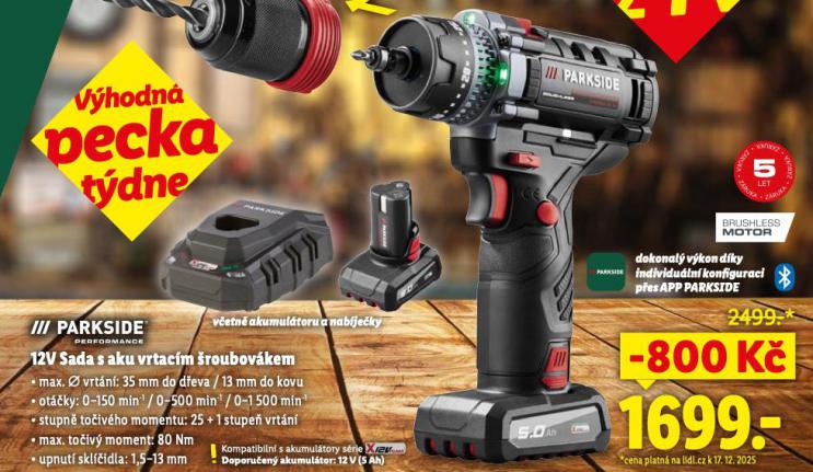PARKSIDE SADA S 12V AKU VRTAC�M �ROUBOV�KEM