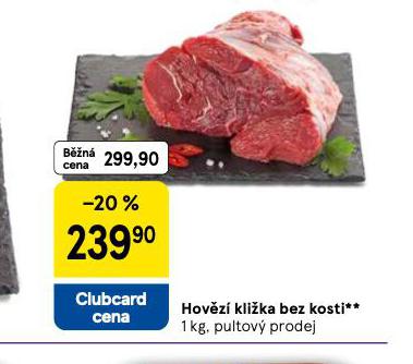 HOVĚZÍ KLIŽKA BEZ KOSTI