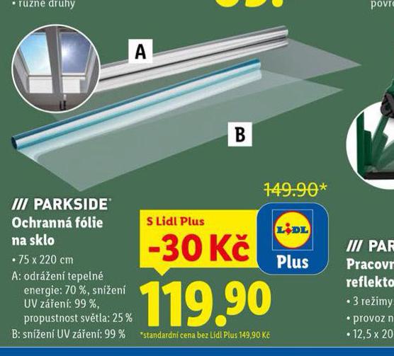 OCHRANN� F�LIE NA SKLO