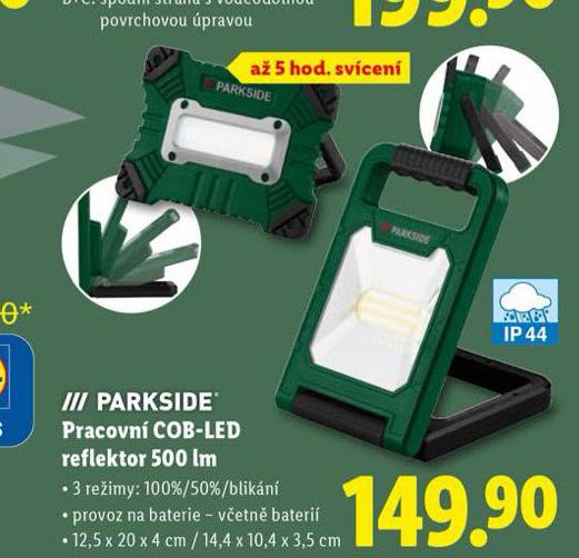 PARKSIDE PRACOVN� COB-LED REFLEKTOR