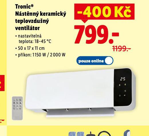 N�ST�NN� KERAMICK� TEPLOVZDU�N� VENTIL�TOR